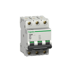 کلید مينياتوری سه پل اشنایدر 2 آمپر 6KA-AC کد 24345