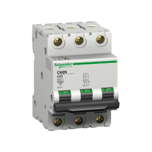کلید مينياتوری سه پل اشنایدر 6 آمپر 6KA-AC کد 24348