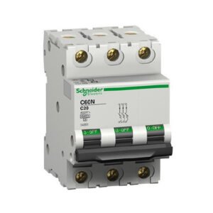 کلید مينياتوری سه پل اشنایدر 20 آمپر 6KA-AC کد 24351