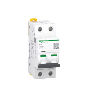کلید مينياتوری دو پل اشنایدر 4 آمپر 6KA-AC/DC کد A9F73204