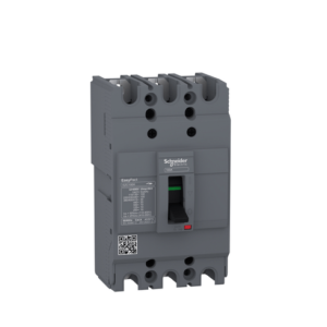 کليد اتوماتيک فیکس 25 آمپر اشنایدر سه پل 30kA کد EZC100H3025
