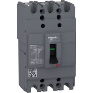 کليد اتوماتيک فیکس 50 آمپر اشنایدر سه پل 30kA کد EZC100H3050