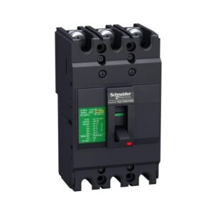 کليد اتوماتيک فیکس 125 آمپر اشنایدر سه پل 36kA کد EZC250H3125