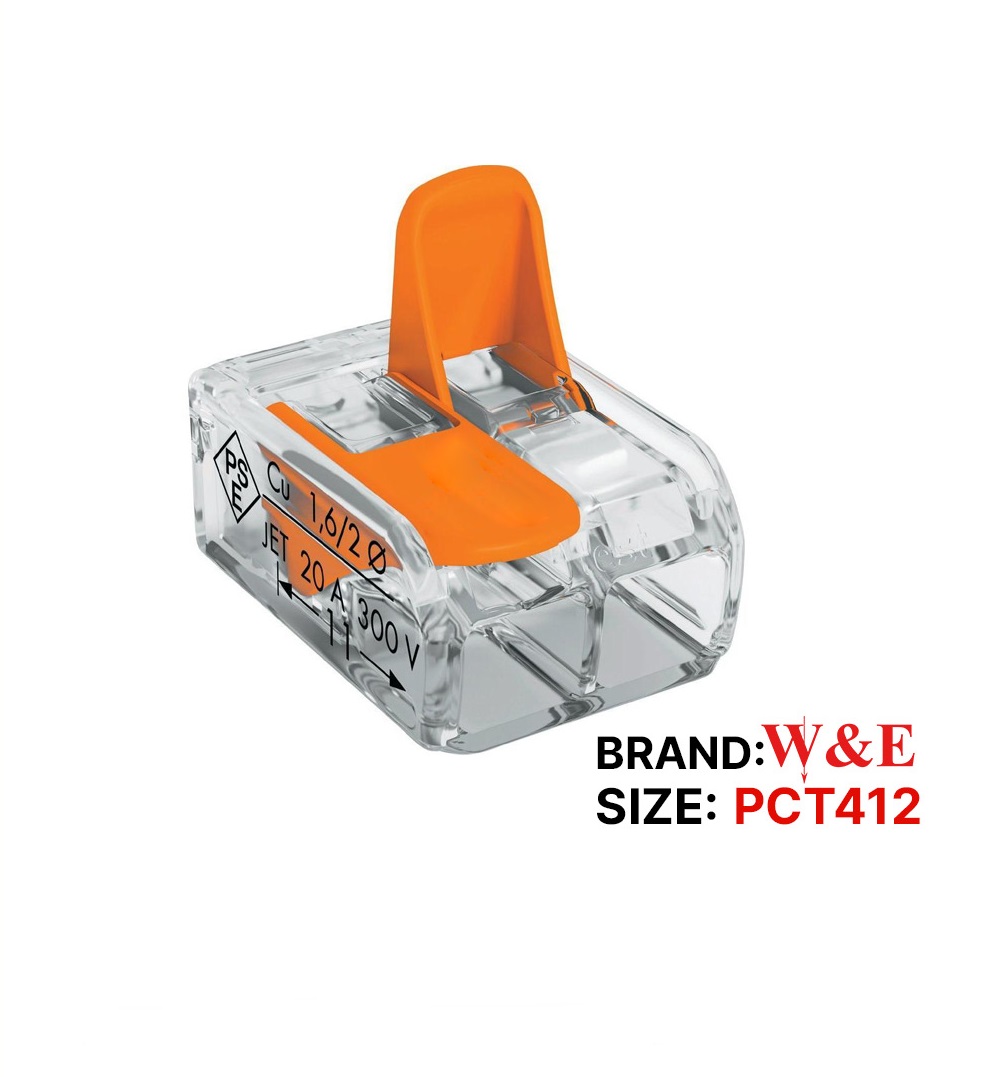 ترمینال انشعابی 2 خانه PCT-412 برند W&E