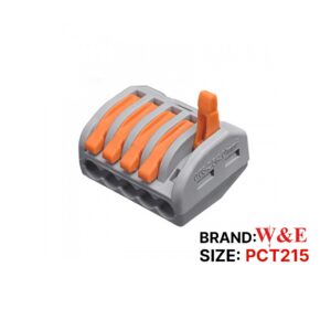 ترمینال انشعابی 5 خانه PCT-215 برند W&E (طرح وگو)